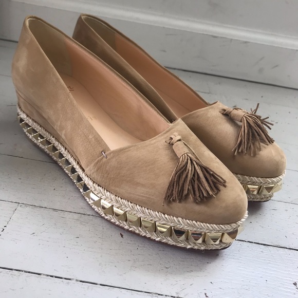 Christian Louboutin Shoes - New Christian Louboutin wedge espadrilles flats